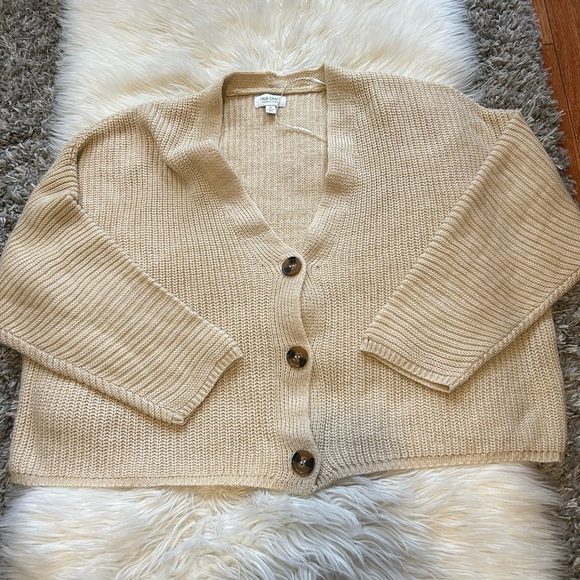 True Craft Sweaters - Cream knit cardigan